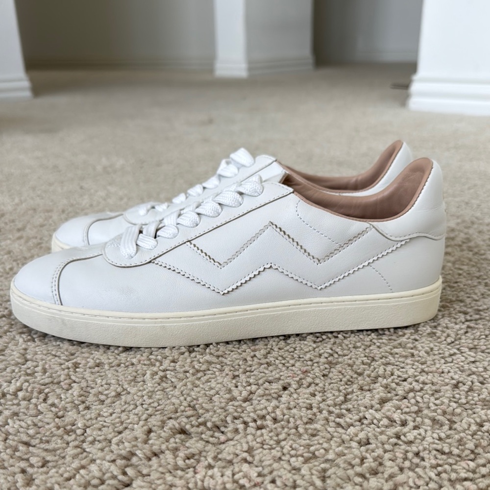 Stuart Weitzman White Sneakers - Picture 3 of 5
